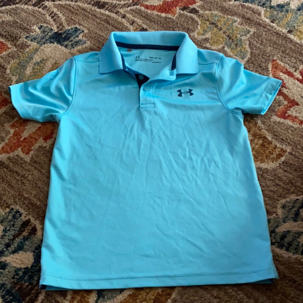 UA polo GUC Blue/green color